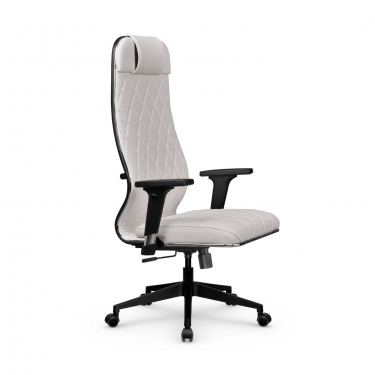 Кресло руководителя Метта Мetta L 1m 40M/2D Infinity Easy Clean MPES Комплект 8 Белое