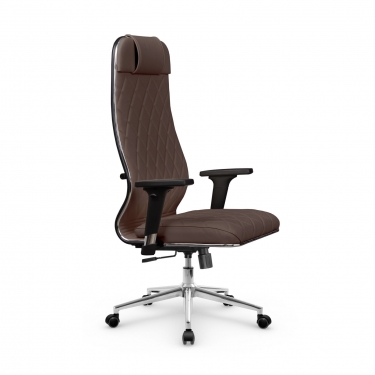 Кресло руководителя Метта Мetta L 1m 40M/2D Infinity Easy Clean MPES Комплект 9 Темно-коричневое