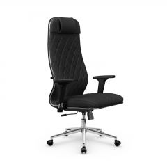 Кресло руководителя Мetta L 1m 40M/2D Infinity Easy Clean MPES Комплект 9 Черное