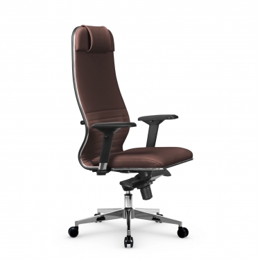 Кресло руководителя Метта Мetta L 1m 38K2/4D Infinity Easy Clean MPES Комплект 3 Темно-коричневое