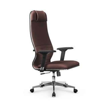 Кресло руководителя Метта Мetta L 1m 38K2/4D Infinity Easy Clean MPES Комплект 5 Темно-коричневое