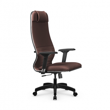 Кресло руководителя Метта Мetta L 1m 38K2/4D Infinity Easy Clean MPES Комплект 6 Темно-коричневое