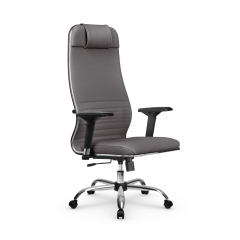 Кресло руководителя Мetta L 1m 38K2/4D Infinity Easy Clean MPES Комплект 7 Серое