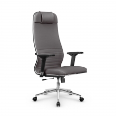Кресло руководителя Мetta L 1m 38K2/4D Infinity Easy Clean MPES Комплект 9 Серое