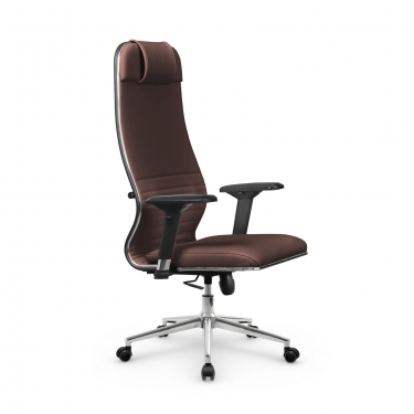 Кресло руководителя Метта Мetta L 1m 38K2/4D Infinity Easy Clean MPES Комплект 10 Темно-коричневое