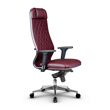 Кресло руководителя Метта Metta L 1m 40M/2D Комплект 3 Темно-бордовое