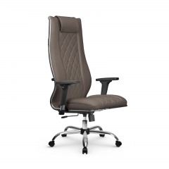 Кресло руководителя Мetta L 1m 50M/2D Infinity Easy Clean MPES Комплект 5 Светло-коричневое