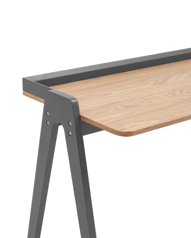 Стол письменный Stool group Pyramid 118х53 светлое дерево / серый