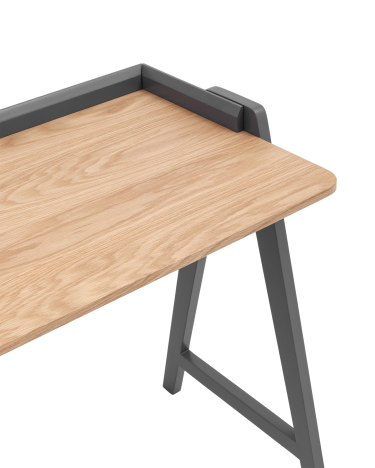 Стол письменный Stool group Pyramid 118х53 светлое дерево / серый