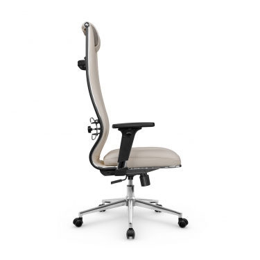 Кресло руководителя Метта Мetta L 1m 50M/2D Infinity Easy Clean MPES Комплект 7 Светло-бежевое