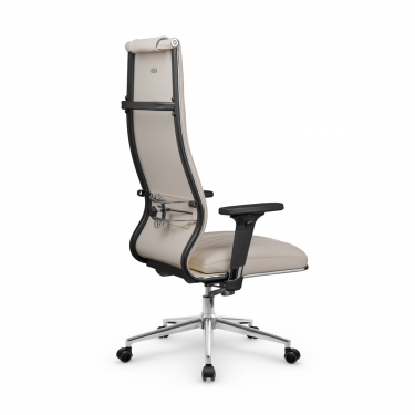 Кресло руководителя Метта Мetta L 1m 50M/2D Infinity Easy Clean MPES Комплект 7 Светло-бежевое