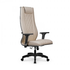 Кресло руководителя Метта Мetta L 1m 50M/2D Infinity Easy Clean MPES Комплект 8 Темно-бежевое