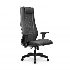 Кресло руководителя Мetta L 1m 50M/2D Infinity Easy Clean MPES Комплект 8 Черное