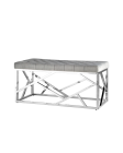 Банкетка Stool Group АРТ ДЕКО велюр Серый
