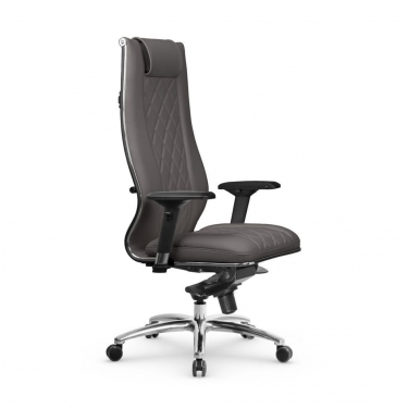 Кресло руководителя Метта МЕТТА L 1m 50M/4D Infinity Easy Clean MPES Комплект 1 Серое