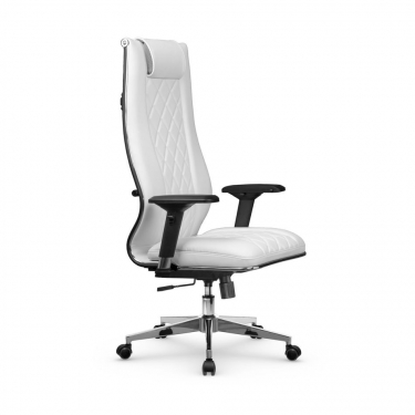 Кресло руководителя Метта МЕТТА L 1m 50M/4D Infinity Easy Clean MPES Комплект 3 Белое