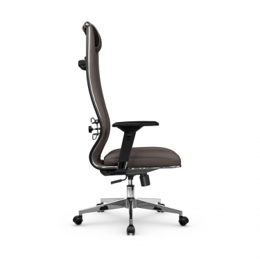 Кресло руководителя Метта МЕТТА L 1m 50M/4D Infinity Easy Clean MPES Комплект 3 Темно-коричневое