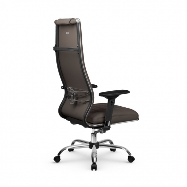 Кресло руководителя Метта МЕТТА L 1m 50M/4D Infinity Easy Clean MPES Комплект 5 Светло-коричневое