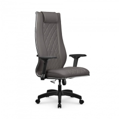 Кресло руководителя МЕТТА L 1m 50M/4D Infinity Easy Clean MPES Комплект 8 Серое