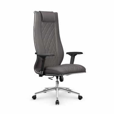 Кресло руководителя Метта МЕТТА L 1m 50M/4D Infinity Easy Clean MPES Комплект 9 Серое