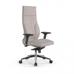 Кресло руководителя Мetta L 1m 46/4D Infinity Easy Clean MPES Комплект 2 Светло-бежевое