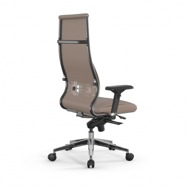 Кресло руководителя Метта Мetta L 1m 46/4D Infinity Easy Clean MPES Комплект 2 Темно-бежевое