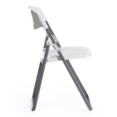 Стул складной FOLDER CHAIR 2 mod. 222 каркас металл, сиденье/спинка пластик, 47 х 46 х 81 см, white белый