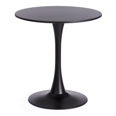 Стол TULIP 70 mod. 46 металл / МДФ, 70 x 70 x 75 см, Black черный