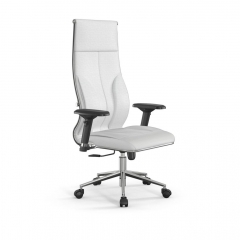 Кресло руководителя Мetta L 1m 46/4D Infinity Easy Clean MPES Комплект 8 Белое