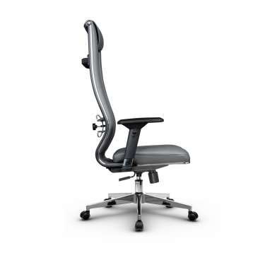 Кресло руководителя Метта METTA L 1m 50M/4D Комплект 3 Серое