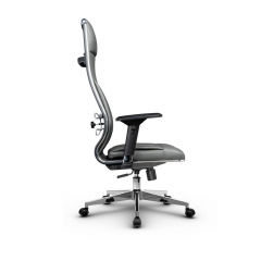 Кресло руководителя Метта Metta L 1m 46/4D Комплект 3 Серое