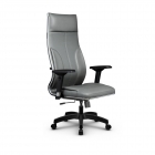 Кресло руководителя Метта Metta L 1m 46/4D Комплект 4 Серое