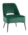 Кресло лаунж Stool Group Бостон велюр Зеленый