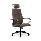 Кресло руководителя Метта Metta L 2c 44C/K116 Infinity Easy Clean MPES Комплект 6 Светло-коричневое