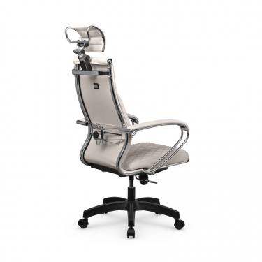 Кресло руководителя Метта Metta L 2c 44C/K116 Infinity Easy Clean MPES Комплект 8 Светло-бежевое