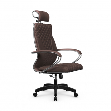 Кресло руководителя Метта Metta L 2c 44C/K116 Infinity Easy Clean MPES Комплект 8 Темно-коричневое