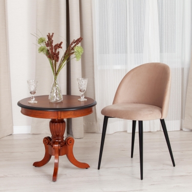 Стул Tetchair MONRO mod. 710 ткань/металл, бежевый barkhat 5/черный