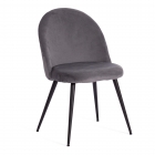 Стул Tetchair MONRO mod. 5144 металл/вельвет, 51x56x84 см, серый HLR 21/черный