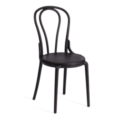 Стул THONET mod. PL62 пластик, 42 x 52 x 89 см, Black черный 05