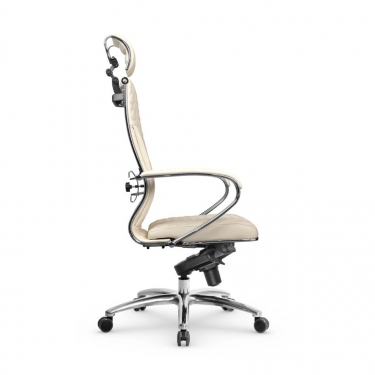 Кресло руководителя Метта Metta L 2c 44C/K116 Infinity Easy Clean MPES Комплект 1 Молочное