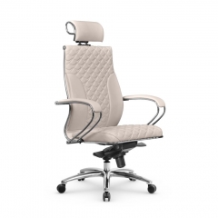 Кресло руководителя Metta L 2c 44C/K116 Infinity Easy Clean MPES Комплект 1 Светло-бежевое