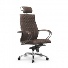 Кресло руководителя Metta L 2c 44C/K116 Infinity Easy Clean MPES Комплект 1 Светло-коричневое