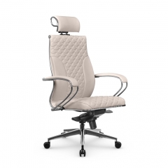 Кресло руководителя Metta L 2c 44C/K116 Infinity Easy Clean MPES Комплект 2 Светло-бежевое