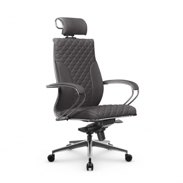 Кресло руководителя Метта Metta L 2c 44C/K116 Infinity Easy Clean MPES Комплект 2 Серое