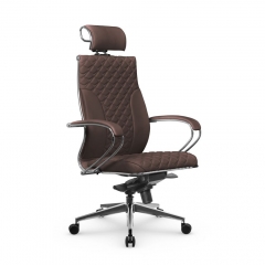 Кресло руководителя Metta L 2c 44C/K116 Infinity Easy Clean MPES Комплект 2 Темно-коричневое