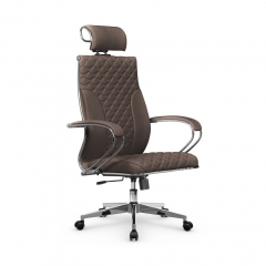 Кресло руководителя Metta L 2c 44C/K116 Infinity Easy Clean MPES Комплект 3 Светло-коричневое