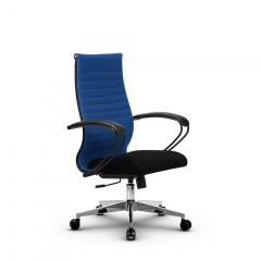 Кресло офисное МЕТТА B 2b 19/K130, Основание 17834 Комплект 3 Синее Черное