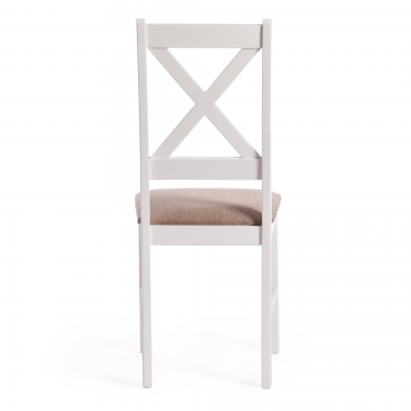 Стул Tetchair CROSSMAN Многослойная фанера, 1004140, white, ткань бежевая Ford William 7