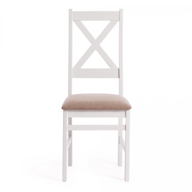 Стул Tetchair CROSSMAN Многослойная фанера, 1004140, white, ткань бежевая Ford William 7