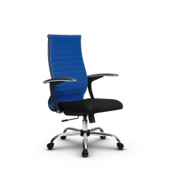Кресло офисное МЕТТА B 2b 19/U158, Основание 17833 Комплект 2 Синее Черное
